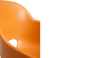 Akola Kuipstoel - set van 2 - 55x56x80cm - Oranje